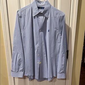 Polo Ralph Lauren Blue Plaid Men's Shirt